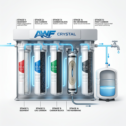 Crystal — 5-Stage Under-Sink RO System